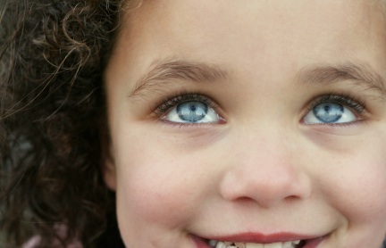 girl with blue eyes